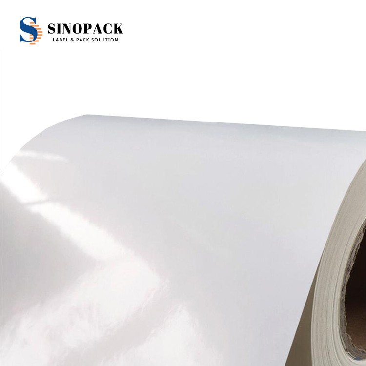 Glossy paper sticker 